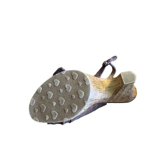 ROCKET DOG-SUEDE-PLATFORM HEELS-ADJUSTABLE BUCKLE STRAP SIZE 6 - Picture 9 of 10